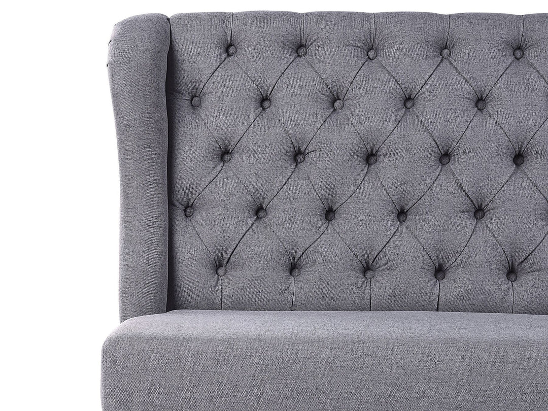 Torsby 2 Seater Fabric Kitchen Sofa Grey