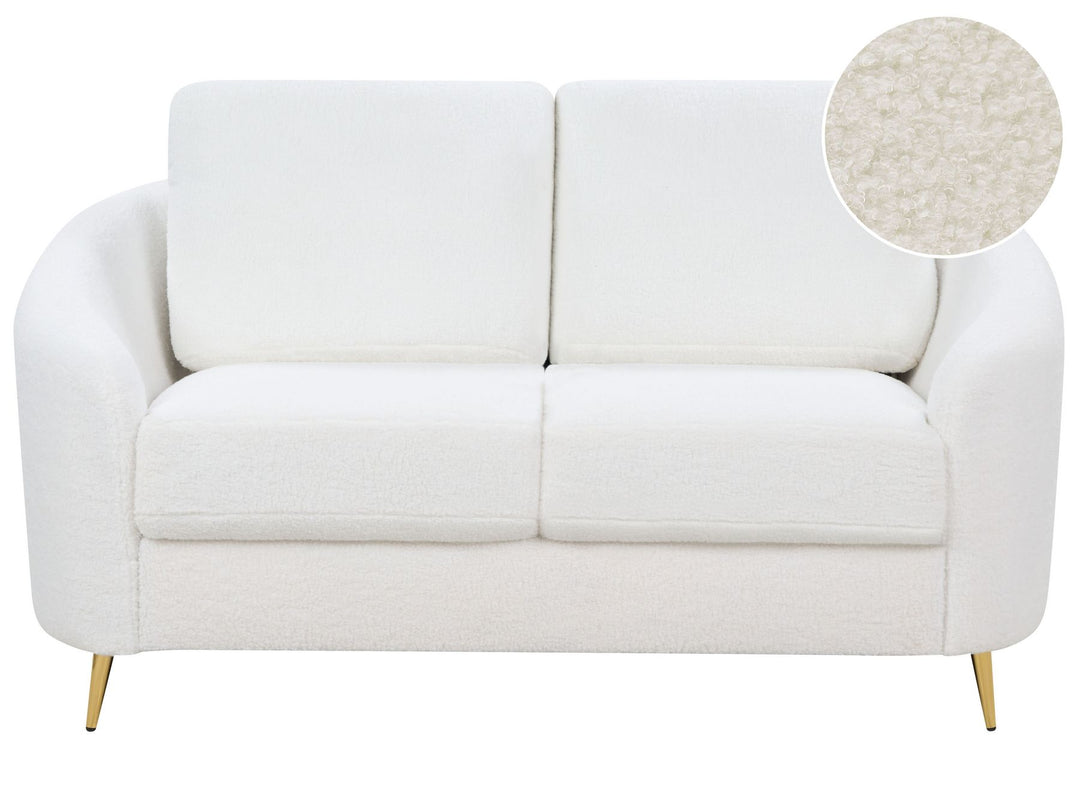 Trosa 2 Seater Boucle Sofa White