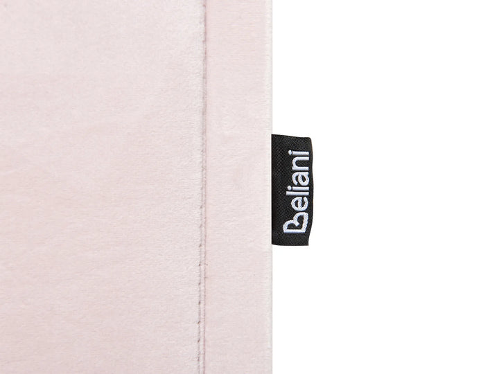 Trundle Bed Velvet 90 x 200 cm Pastel Pink Scipio