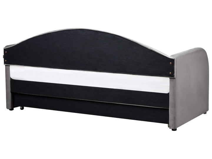 Trundle Bed Velvet  90 x 200 cm (EU Single) Grey Debira