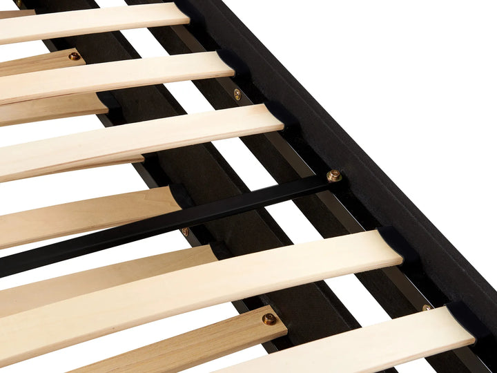 Trundle Bed Velvet  90 x 200 cm (EU Single) Grey Debira