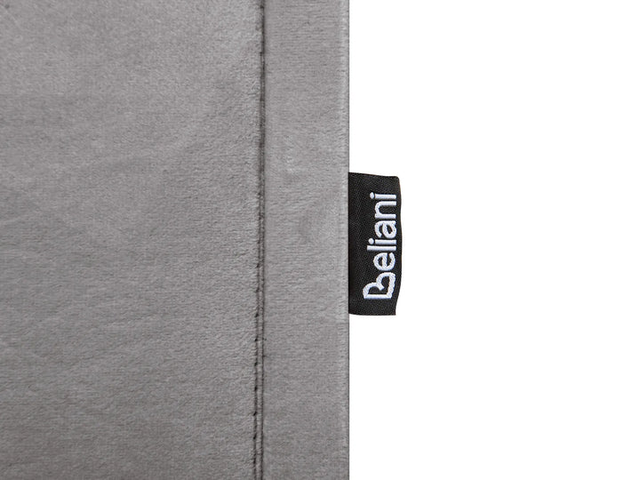 Trundle Bed Velvet  90 x 200 cm (EU Single) Grey Debira