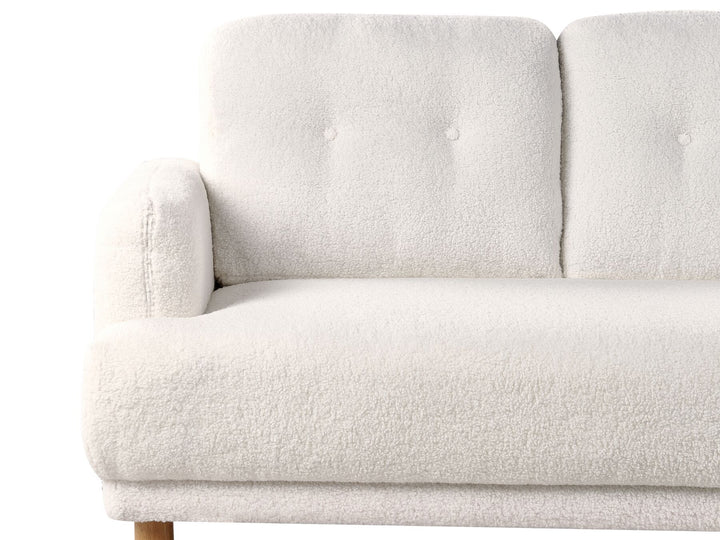 Tuve 2 Seater Boucle Sofa White