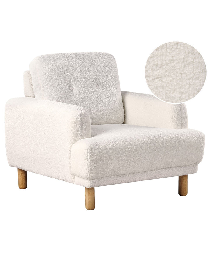 Tuve Armchair Boucle White