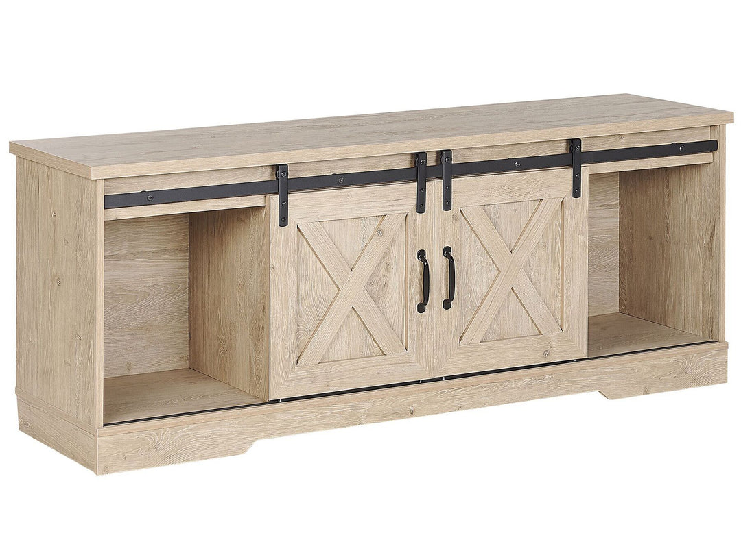 TV Stand Light Brown Selda