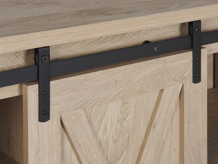 TV Stand Light Brown Selda