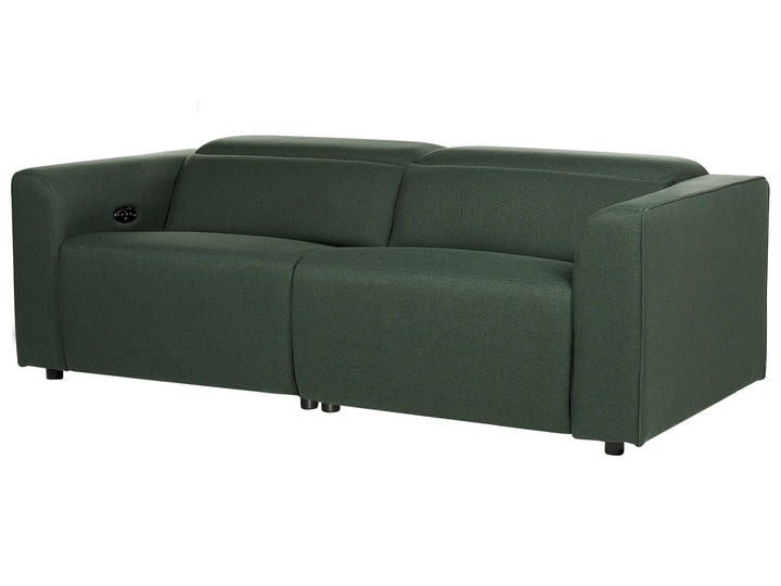 Ulven Fabric Electric Recliner Sofa with USB Port Green