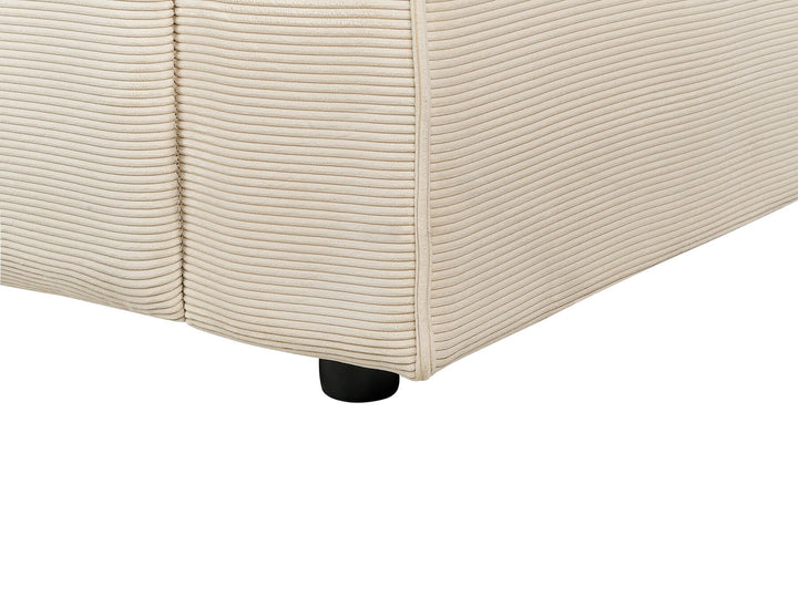 Ulven 2 Seater Corduroy Electric Recliner Sofa with USB Port Beige