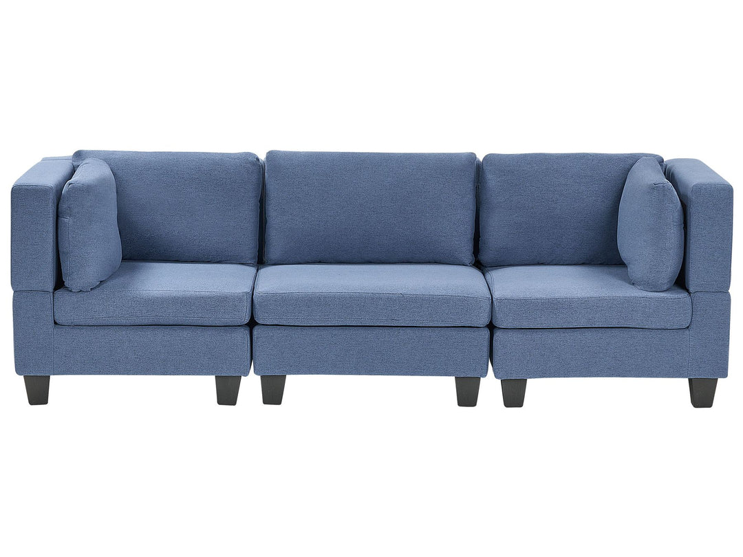 Unstad 3-Seater Modular Fabric Sofa Blue