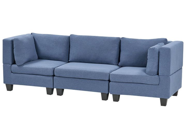 Unstad 3-Seater Modular Fabric Sofa Blue