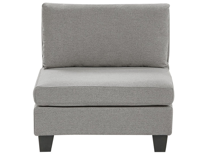 Unstad 3-Seater Modular Fabric Sofa Light Grey