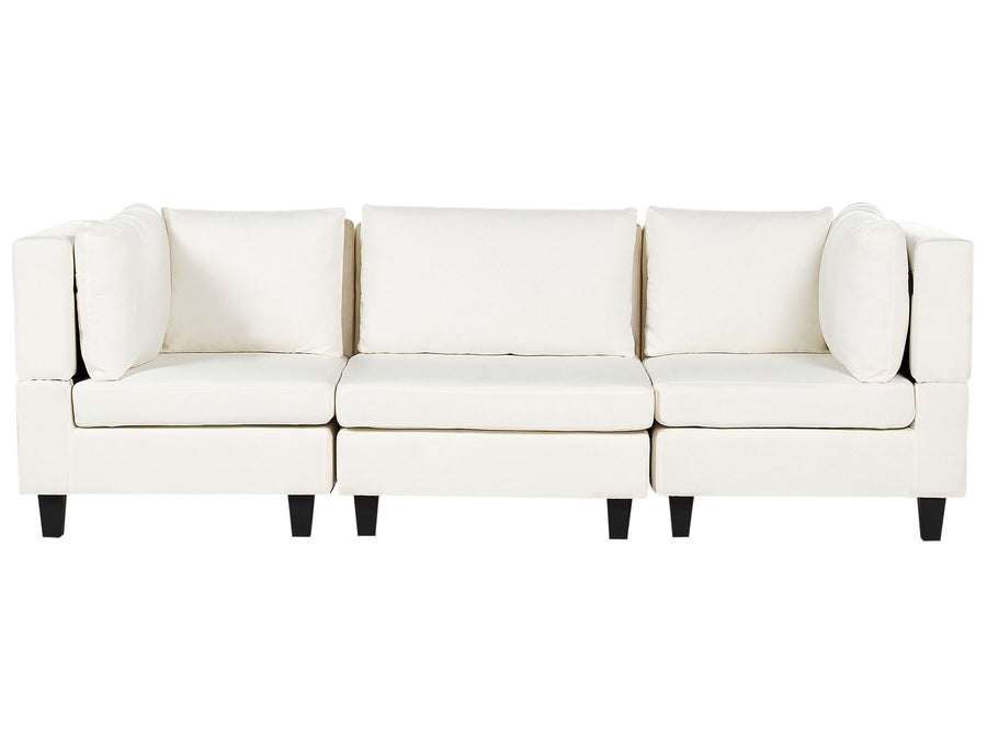 Unstad 3-Seater Modular Fabric Sofa White