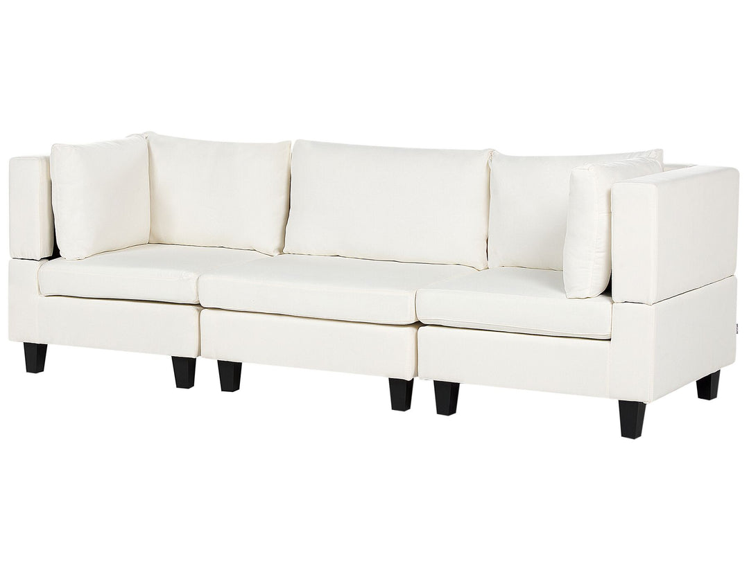 Unstad 3-Seater Modular Fabric Sofa White