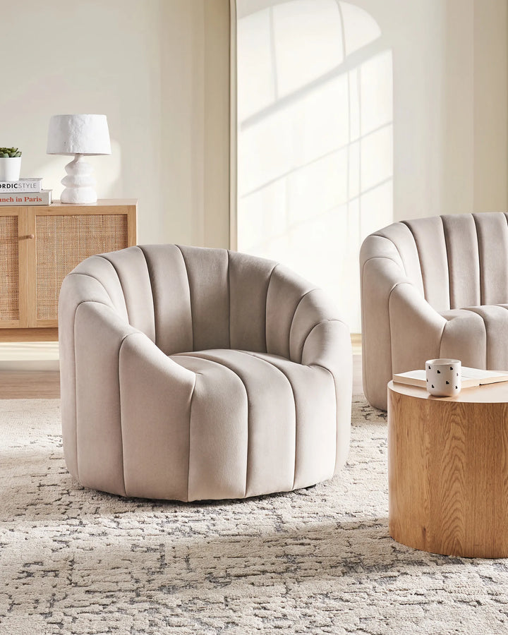 Malung Armchair Velvet Beige
