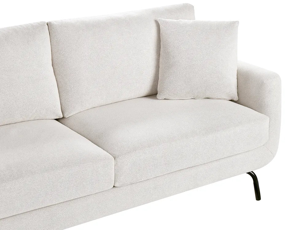Sofa 3 Seater Fabric Off-White Raimund