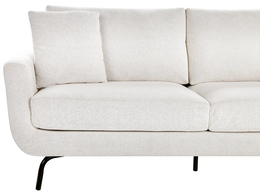 Sofa 3 Seater Fabric Off-White Raimund
