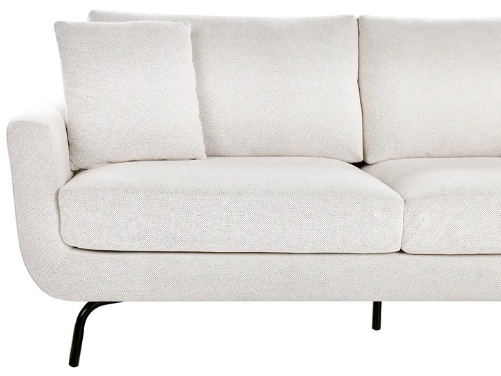 Sofa 3 Seater Fabric Off-White Raimund