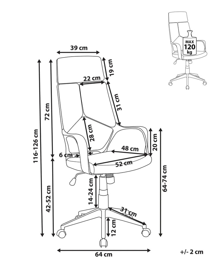 Office Chair Teal Caidence