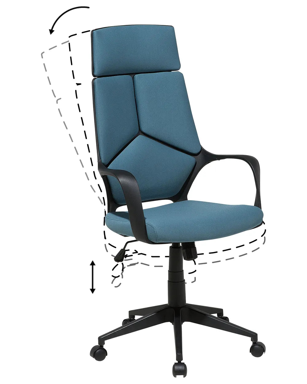 Office Chair Teal Caidence