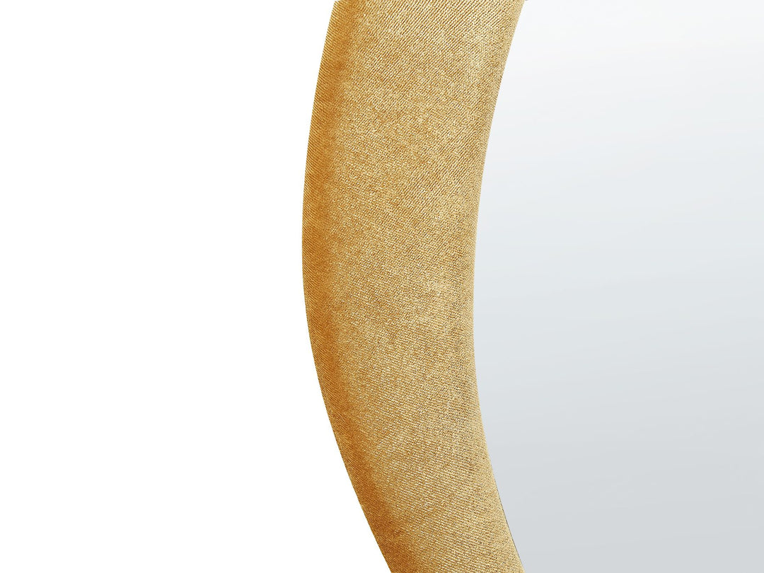 Venas Wall Mirror Velvet Mustard