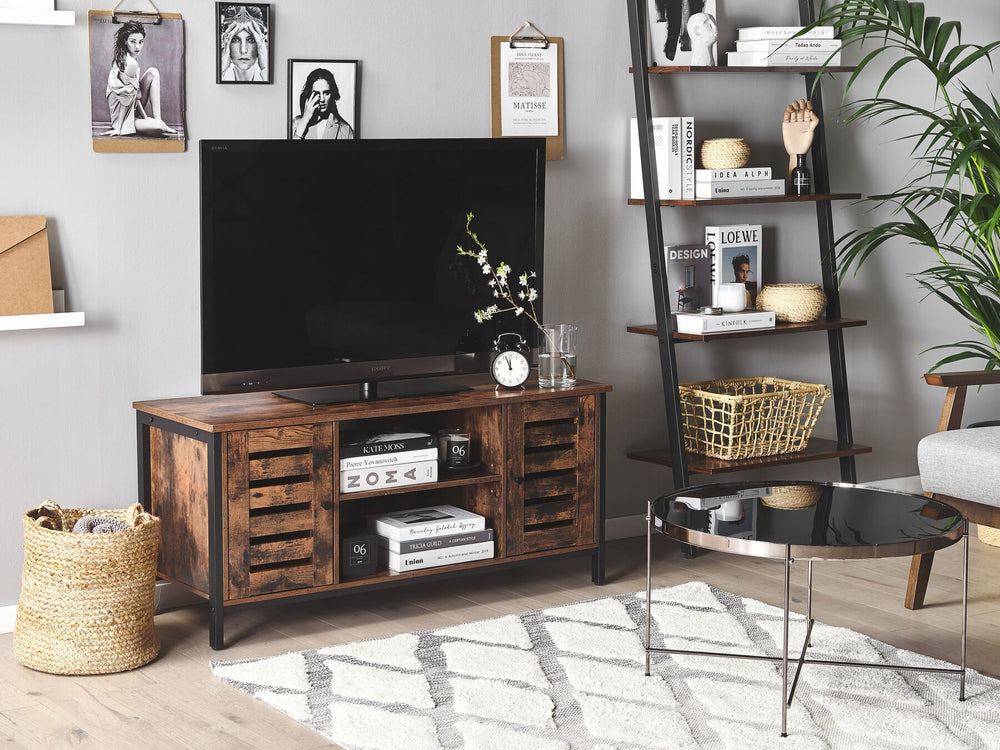 TV Stand Dark Brown VILSECK