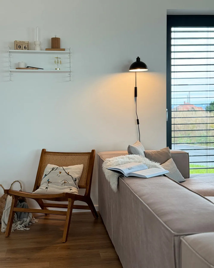 Corner Sofa 3 Seater Velvet Taupe Left Hand Chambord