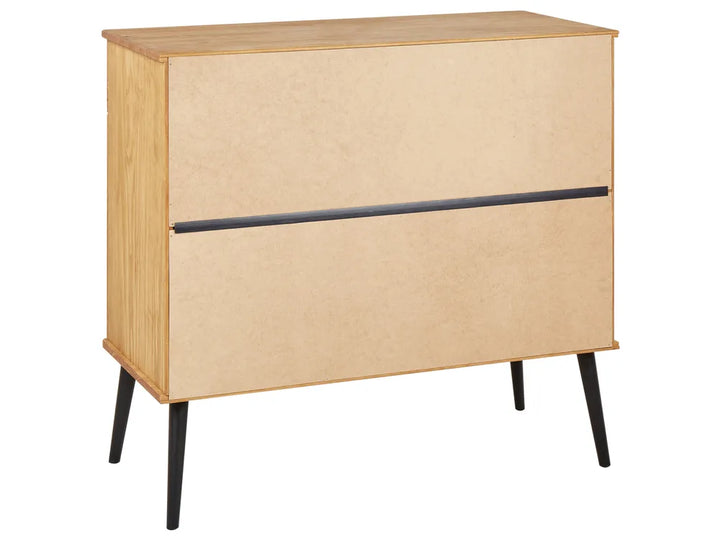 2 Door Sideboard Pine Wood Brown Miller