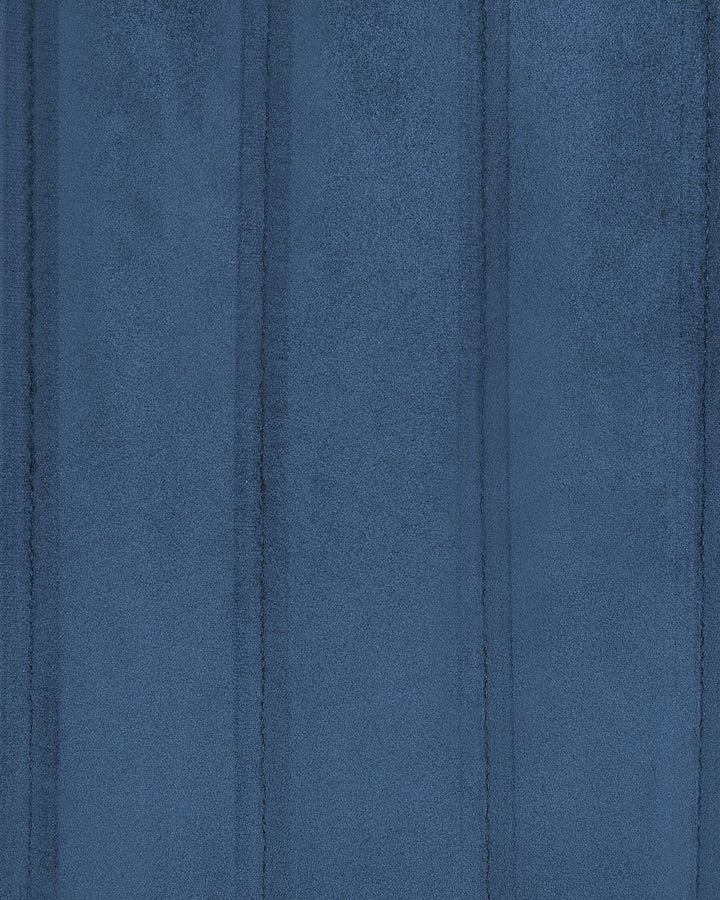 Varberg Wingback Chair Velvet Dark Blue