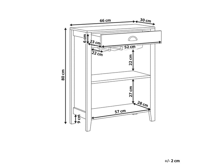Sideboard Light Brown Whitner