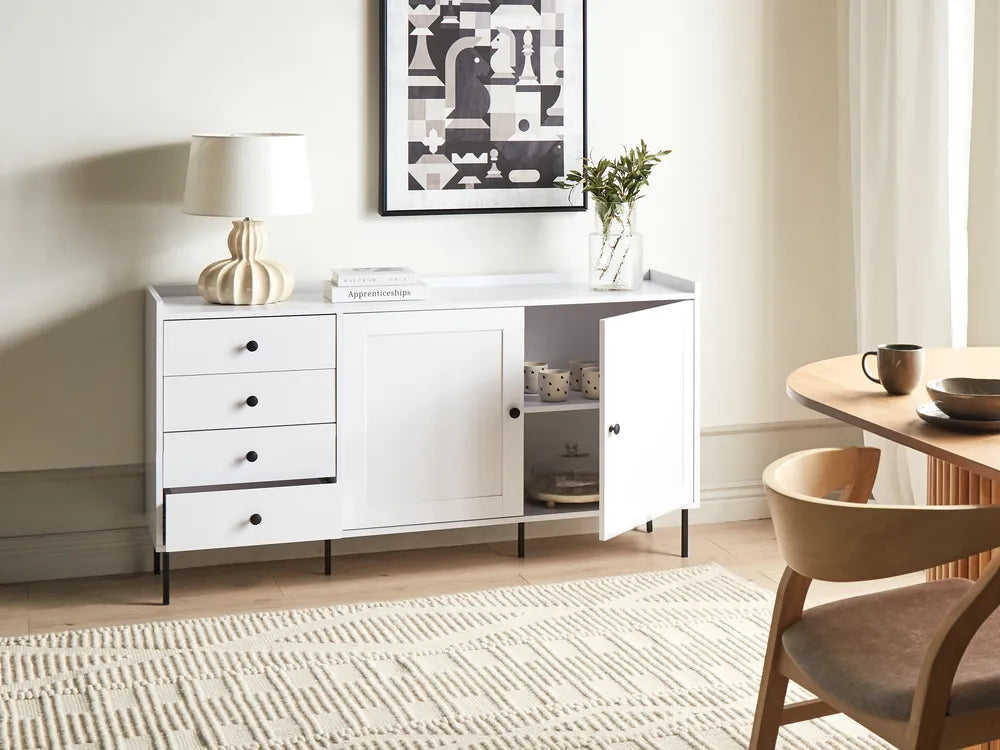 2 Door Sideboard White Seyla