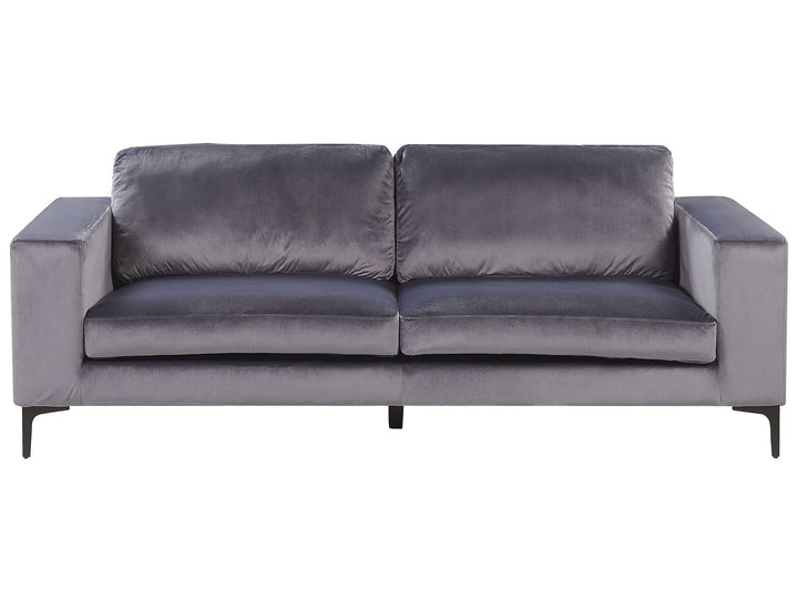 Vadstena 3 Seater Velvet Sofa Dark Grey