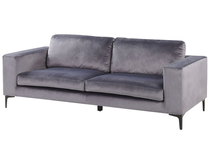 Vadstena 3 Seater Velvet Sofa Dark Grey