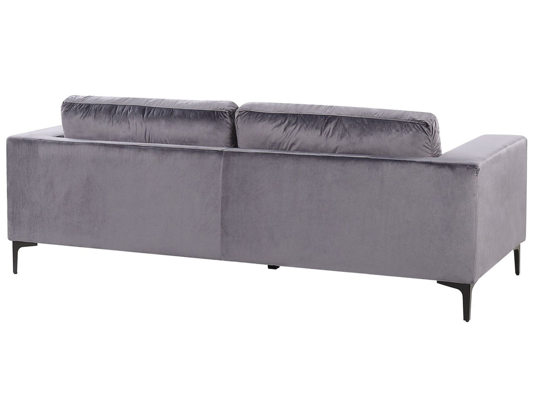 Vadstena 3 Seater Velvet Sofa Dark Grey