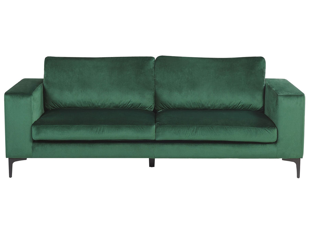 Vadstena 3 Seater Velvet Sofa Green