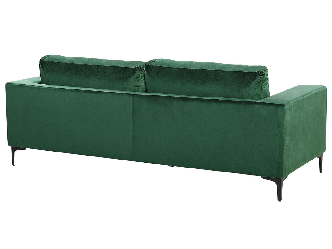 Vadstena 3 Seater Velvet Sofa Green