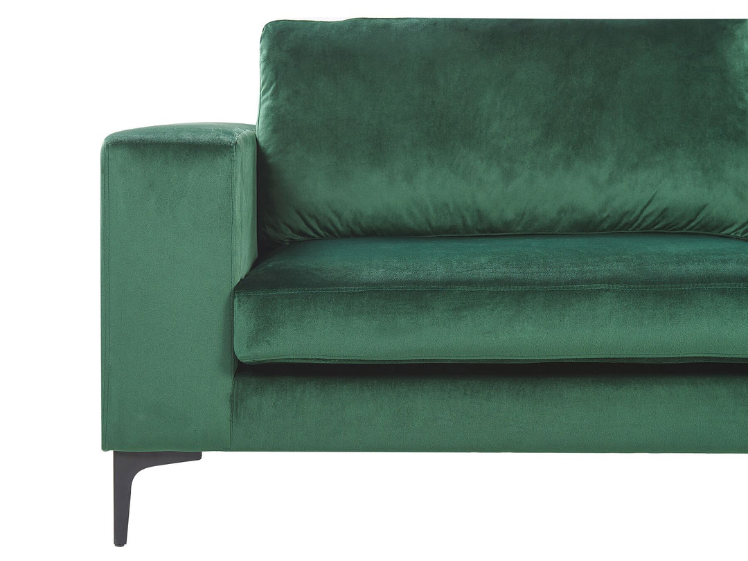 Vadstena 3 Seater Velvet Sofa Green