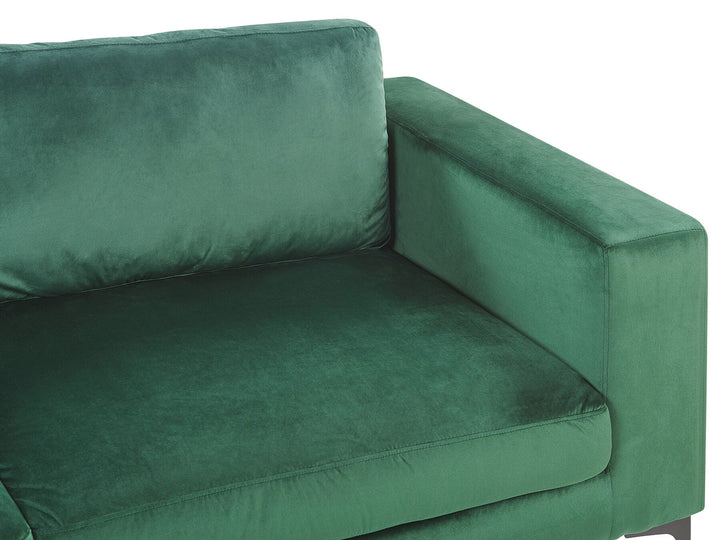 Vadstena 3 Seater Velvet Sofa Green