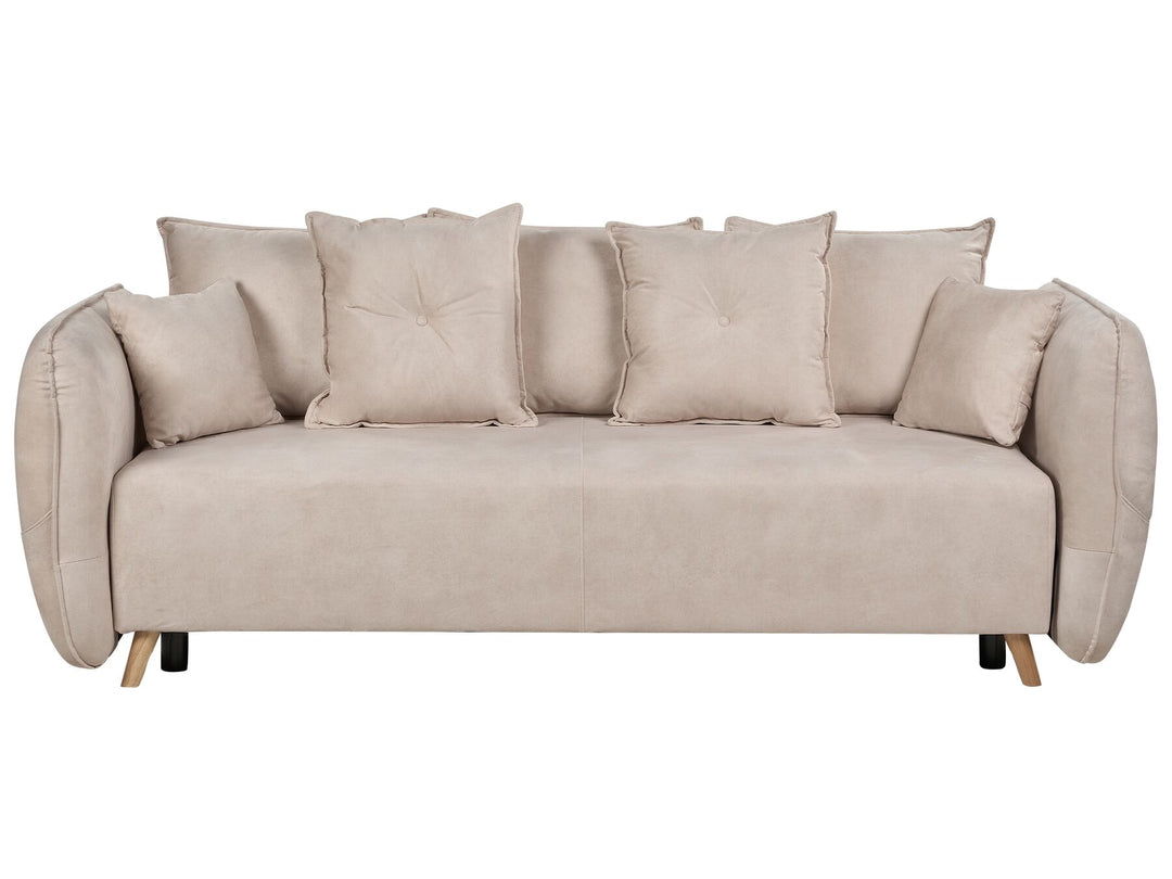 Vallanes Sofa Bed Cream Velvet