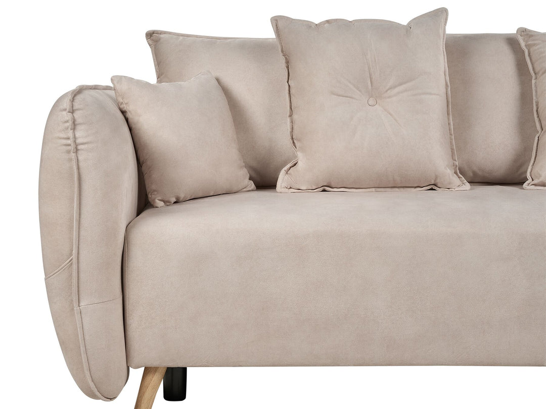 Vallanes Sofa Bed Cream Velvet