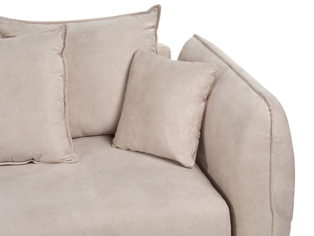 Vallanes Sofa Bed Cream Velvet