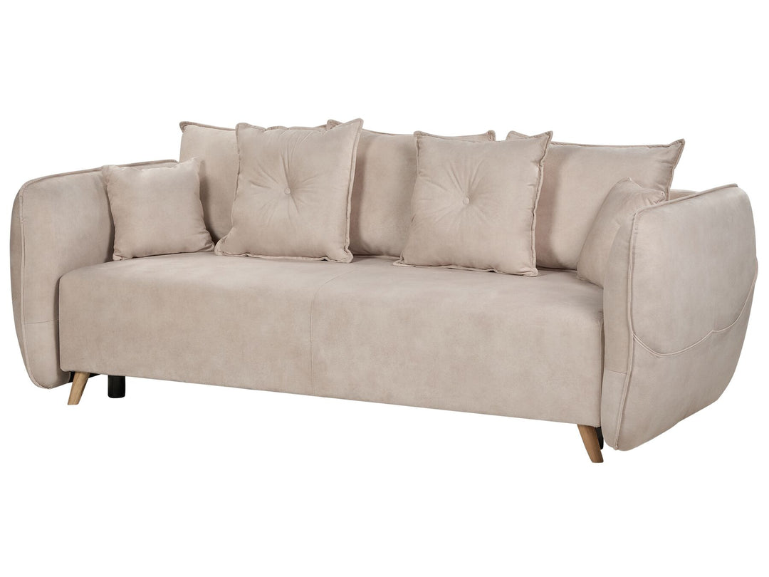 Vallanes Sofa Bed Cream Velvet