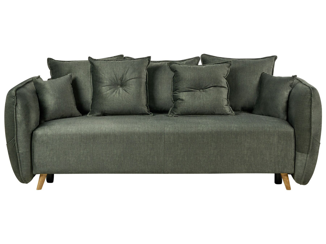 Vallanes Sofa Bed Dark Green Velvet