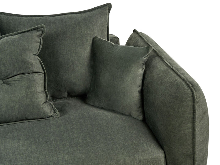 Vallanes Sofa Bed Dark Green Velvet