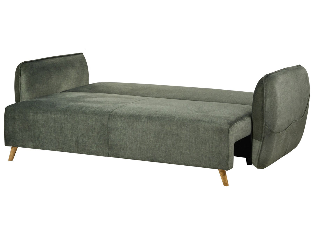 Vallanes Sofa Bed Dark Green Velvet