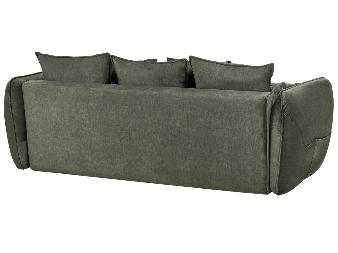 Vallanes Sofa Bed Dark Green Velvet