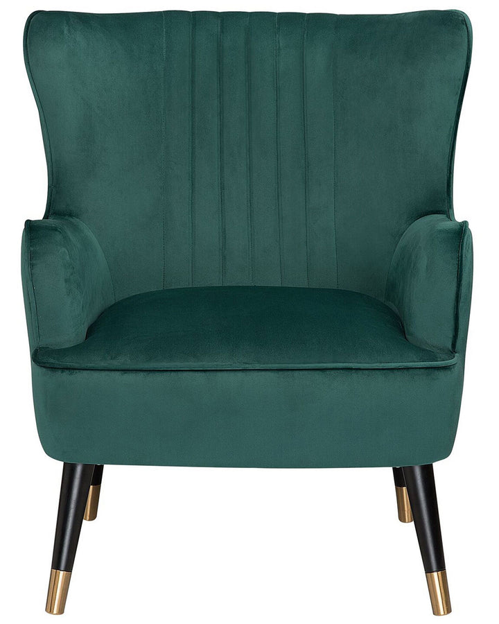 Varberg Armchair Velvet Emerald Green