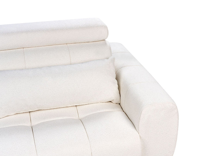 Vegamo 2 Seater Boucle Sofa White