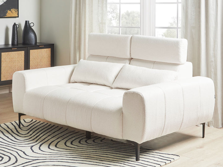 Vegamo 2 Seater Boucle Sofa White