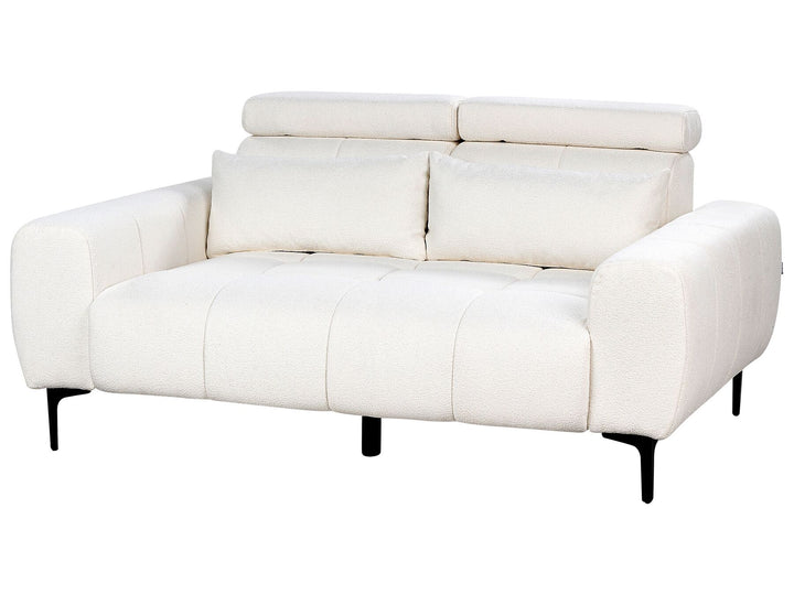 Vegamo 2 Seater Boucle Sofa White