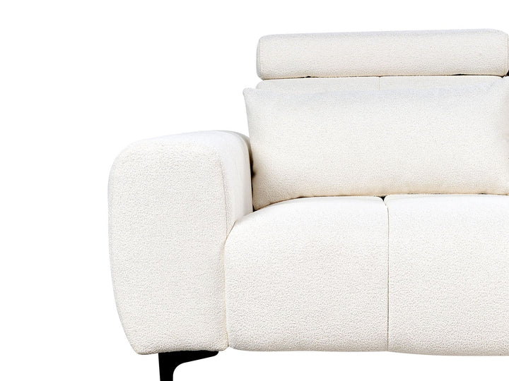 Vegamo 2 Seater Boucle Sofa White